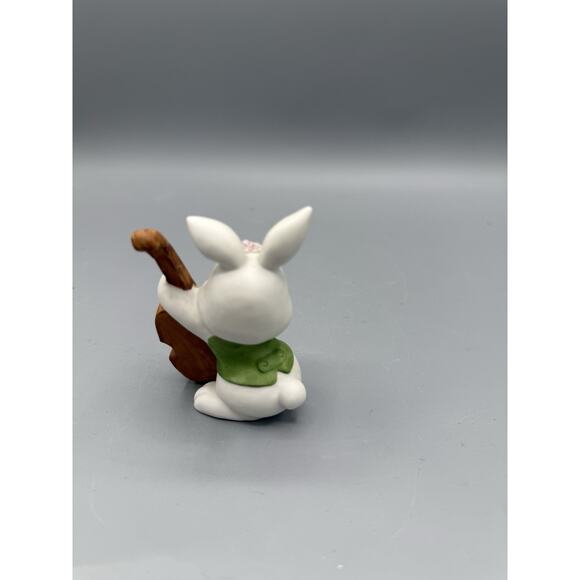 Vintage Enesco Bunnies palying Violin and Cello - Picture 10 of 13